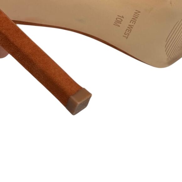 Nine West Tasels High Heel Western Boots Pointed Toe Stiletto Fringe Size 10 M - Picture 7 of 8